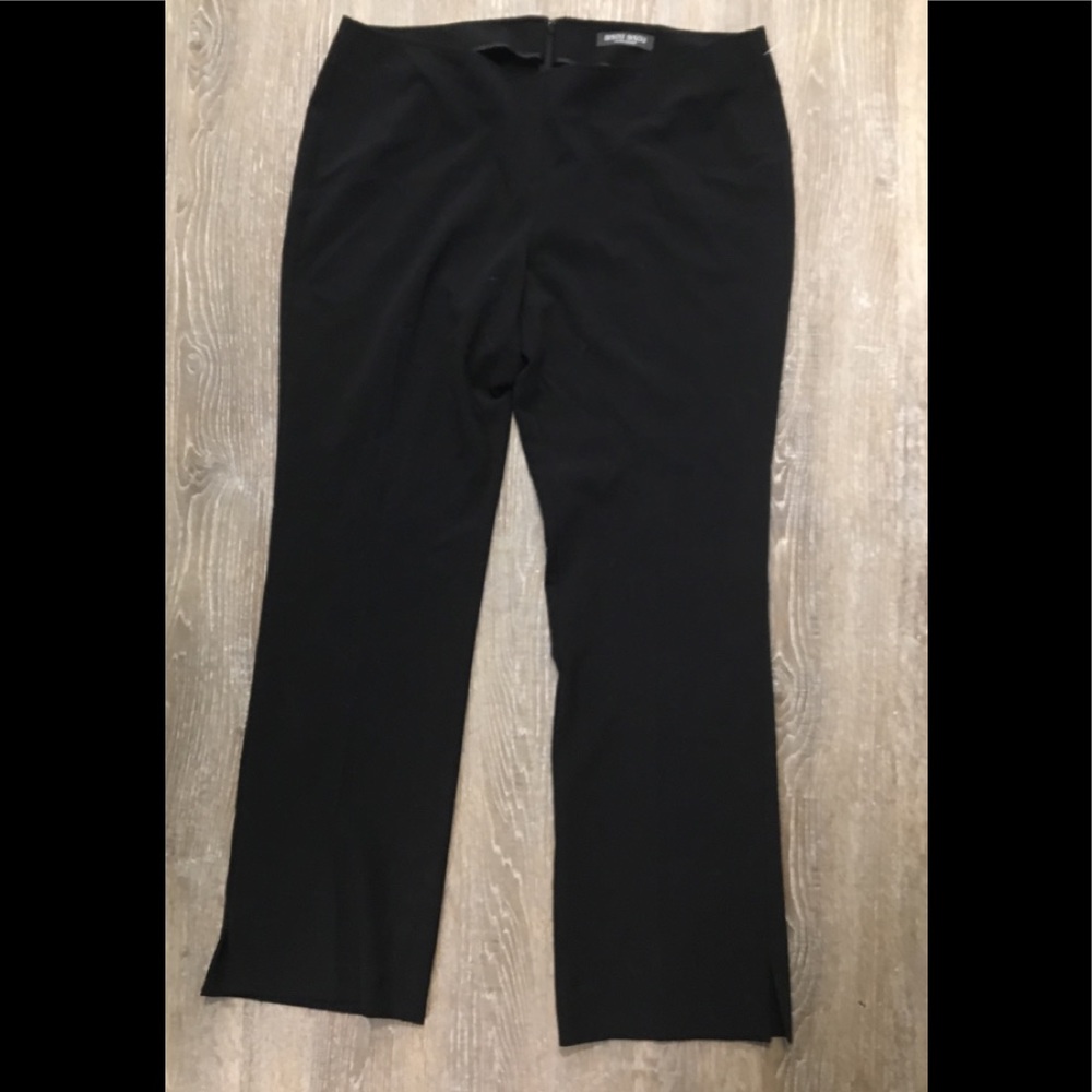 Bisou Bisou Black work pants 14 NWT